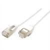 Roline ROLINE U/FTP duomenų centro kabelis Cat.7, LSOH, su RJ45 jungtimis (500 MHz / EA klasė), papildomas dulkinimas, baltas, 3 m