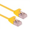 Roline ROLINE F/UTP DataCenter Patch Cord Cat.6A (EA klasė), LSOH, labai plonas, geltonas, 5 m