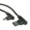 Roline USB-A – micro-B USB laidas 0,8 m Juodas (11.02.8720)