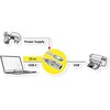 USB kabelis Roline USB-C - USB-A 15 m, juodas