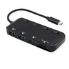 HUB USB Roline Koncentrator USB 3.2 Gen 1, potrójny, kabelis połączeniowy typu C