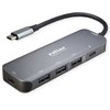 HUB USB Roline Hub USB 3.2 Gen 2, 4-kierunkowy, kabelis połączeniowy typu C