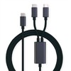 „Roline USB-C“ – 2 x USB-C USB laidas, 1,85 m juodas (11.02.8308)