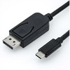 Kabelis USB Roline adaptera USB typu C - DisplayPort v1.2 M/M 2 m (11.04.5846)