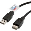 Kabelis USB Roline USB-A - 3 m Juodas (11.02.8960)
