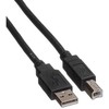 USB kabelis Roline USB-A - USB-B 1,8 m juodas (11.44.8818)