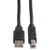 USB kabelis Roline USB-A - USB-B 1,8 m juodas (11.44.8818)