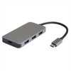 HUB USB Roline Koncentrator USB 3.2 Gen 1, 3-drożny, kabelis połączeniowy typu C (PD+Data)
