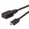 Roline USB-C – USB-A USB laidas 0,15 m juodas (11.02.9030)