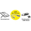 Roline USB-C – USB-A USB laidas 0,15 m juodas (11.02.9030)