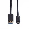 Roline USB laidas USB-A – 1 m juodas (11.02.9011)