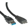 USB kabelis Roline USB-A - 0,8 m Juodas (11.02.8873)