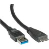 Kabelis USB Roline USB-A - micro-B 2 m Juodas (JAB-809446)