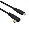 USB kabelis Roline USB-C - USB-C 1 m juodas (11.02.9075)