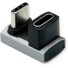 ROLINE USB4 Gen 3x2 Adapteris Typ C ST/BU, Aliuminio, 360, breit, silberfarben