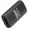 ROLINE USB4 Gen 3x2 Adapteris Typ C ST/BU, Aliuminio, 90, gedreht, silberfarben