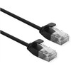 Roline Patchcord ROLINE UTP duomenų centras 6A (EA klasė), LSOH, plonas, juodas, 5 m