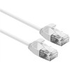 Roline ROLINE UTP PatchCord Cat6a. LSOH plonas. Balta 1,0m