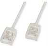 ROLINE UTP DataCenter Patchkabel Cat.6A (Class EA), LSOH, slim, extra kurzer Stecker, grau, 1 m