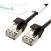 Roline ROLINE Žalias F/UTP DataCenter Patch Cord Cat.6A (EA klasė), LSOH, labai plonas, juodas, 3 m