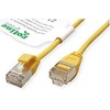 Roline ROLINE Žalias F/UTP DataCenter Patch Cord Cat.6A (EA klasė), LSOH, labai plonas, geltonas, 3 m