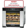 Džiovintuvas Rommelsbacher DA 650 dehydrator żywności Juodas, nerūdijantis plienas 600 W