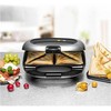 Sumuštinių keptuvas Rommelsbacher sumuštinių keptuvė ST 1000, 1000 W, 2 XL 12 × 12 cm sumuštiniams