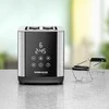 Skrudintuvas Rommelsbacher Rommelsbacher Toaster Sunny TO 850 (nerūdijantis plienas/juodas, 800 vatų, 2 skrudintos duonos riekelėms)