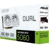 Vaizdo plokštė ASUS Dual GeForce RTX 5060 Baltas OC leidimas, 8192 MB GDDR7