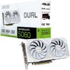 Vaizdo plokštė ASUS Dual GeForce RTX 5060 Baltas OC leidimas, 8192 MB GDDR7