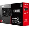 Vaizdo plokštė ASUS Dual -RX9060XT-16G AMD Radeon RX 9060 XT 16 GB GDDR6