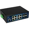 Šakotuvas 8+4P ALLNET ALL-SGI8112PMJ POE M industrial