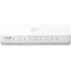 Šakotuvas D-Link DES-1008C Unmanaged Switch 8x Fast Ethernet, Desktop, Plug-and-Play