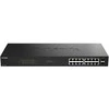 Šakotuvas D-Link DGS-1018P Nie zarządzany Gigabit Ethernet (10/100/1000) Obsługa PoE Juodas