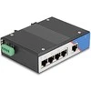 Šakotuvas Delock Industrie Gigabit Ethernet Switch 5 Port RJ45 für Hutschiene