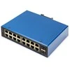 Šakotuvas Jungiklis Digitus INDUST 16+2PORT L2 MAN E SWITCH