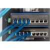 Šakotuvas Digitus INDUSTRIAL 8-PORT 10/100POE SW - DIN RAIL EXTENDED TEMP RANGE