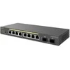 Šakotuvas Engenius Switch 8-port GbE PoE.af/at(+) 130W, 2xSFP