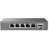 Šakotuvas „Grandstream GWN7700M“ nevaldomas tinklo jungiklis, 5 2,5 Gb prievadai / 1 SFP+