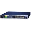 Šakotuvas PLANET MGSW-24160F tinklo jungiklis Valdomas L2+ Gigabit Ethernet (10/100/1000) Maitinimas per Ethernet (PoE) 1U Mėlyna