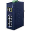 Šakotuvas PLANET IGS-1020TF tinklo komutatorius Ne-valdomas Gigabit Ethernet (10/100/1000) Mėlyna