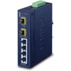 Šakotuvas PLANET IGS-620TF tinklo komutatorius Ne-valdomas Gigabit Ethernet (10/100/1000) Mėlyna