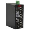 Šakotuvas Switch Roline 10-portowy gigabitowy (8x RJ45+2x SFP) Layer2 PoE+ Smart Managed, 240W (21.13.1131)