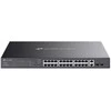 Šakotuvas TP-Link Omada ES228GMP tinklo komutatorius, valdomas L2 gigabito Ethernet (10/100/1000), maitinimas per Ethernet (PoE), Juodas
