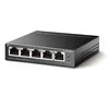 Šakotuvas TP-LINK | Jungiklis | TL-SG105PE | Nevaldomas | Darbalaukis | PoE+ jungtys kiekis 4 | Maitinimo tipas Išorinis