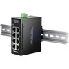 Šakotuvas Trendnet 8-PORT INDUSTRIAL FAST ETHERNE - DIN-RAIL MINI SWITCH