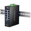 Šakotuvas TRENDnet 9 prievadų pramoninis 2,5 G DIN bėgelio komutatorius su 10 G SFP