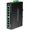 Šakotuvas TRENDnet TI-PE80 Industrial Fast Ethernet PoE+ DIN-Rail Switch 8-Port