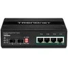 Šakotuvas TRENDnet TI-PG62B 6port Switch PoE+ 2SFP Industrial Gigabit