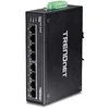 Šakotuvas TRENDnet TI-PG80 8-Port Gehrteter Industrieller Gigabit PoE+ DIN-Rail Switch